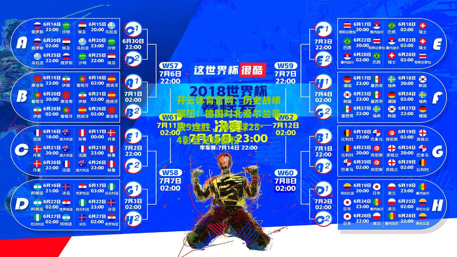 历史战绩碾压！德国对北爱尔兰豪取9连胜，得失球28-4彰显足球霸权